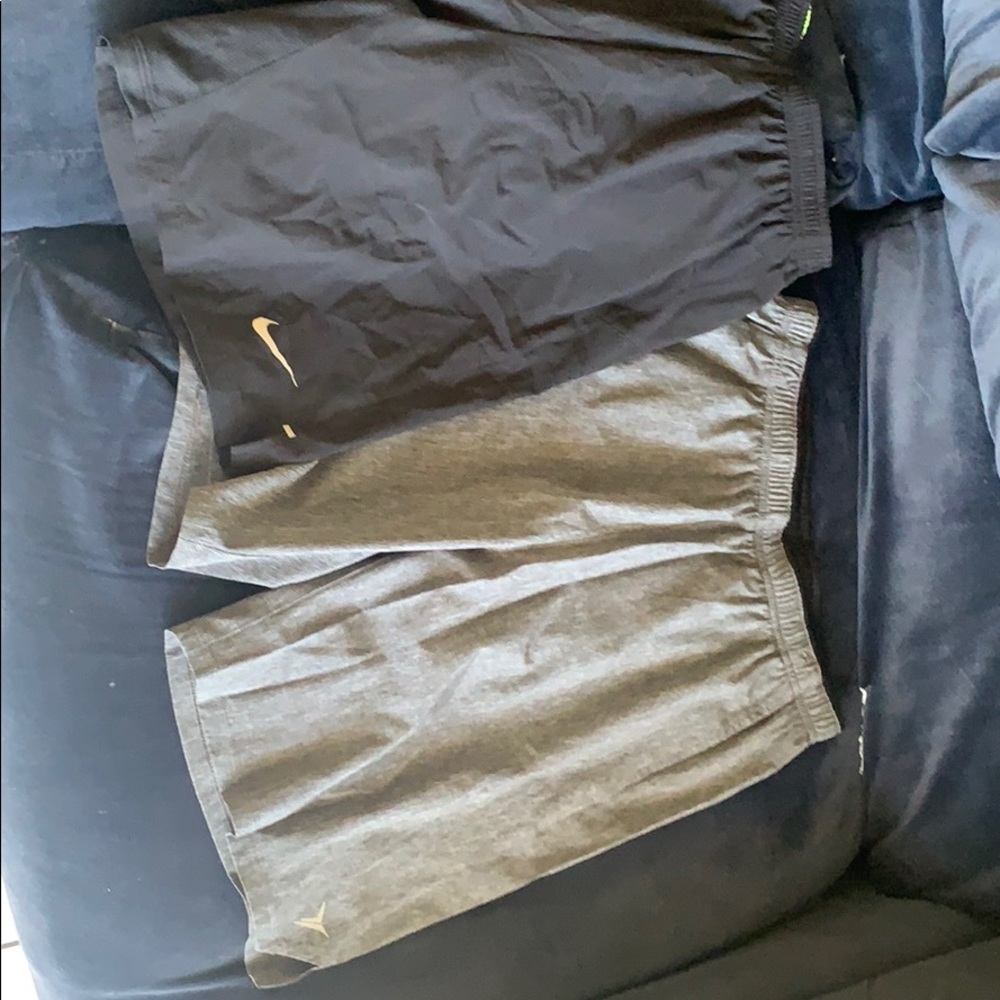 2 pair athletic shorts